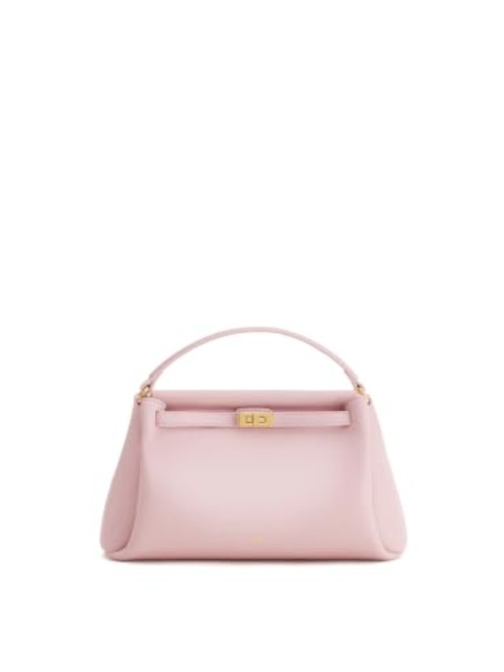 Vegan Leather Top Handle Satchel Crossbody Bag with Gold Hardware